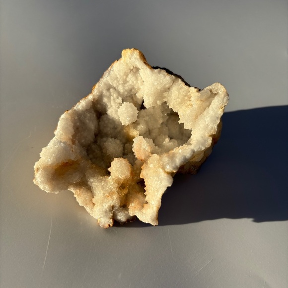 Natural White Quartz Geode Cluster | Sparkling Crystal Cave - Picture 1 of 6